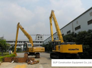 High reach demolition front,long reach boom arm for Komatsu excavator